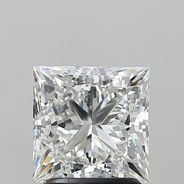 2.05 Carat Princess Shaped, Ideal Cut, E Color, VVS2 Clarity, IGI Certified Lab Grown Diamond