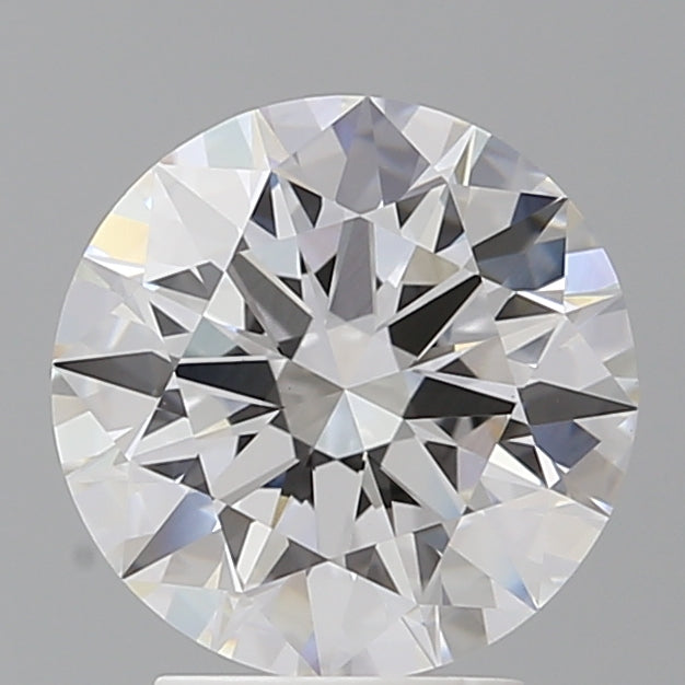 3.10 Carat Round Shaped, Ideal Cut, E Color, VVS2 Clarity, IGI Certified Lab Grown Diamond
