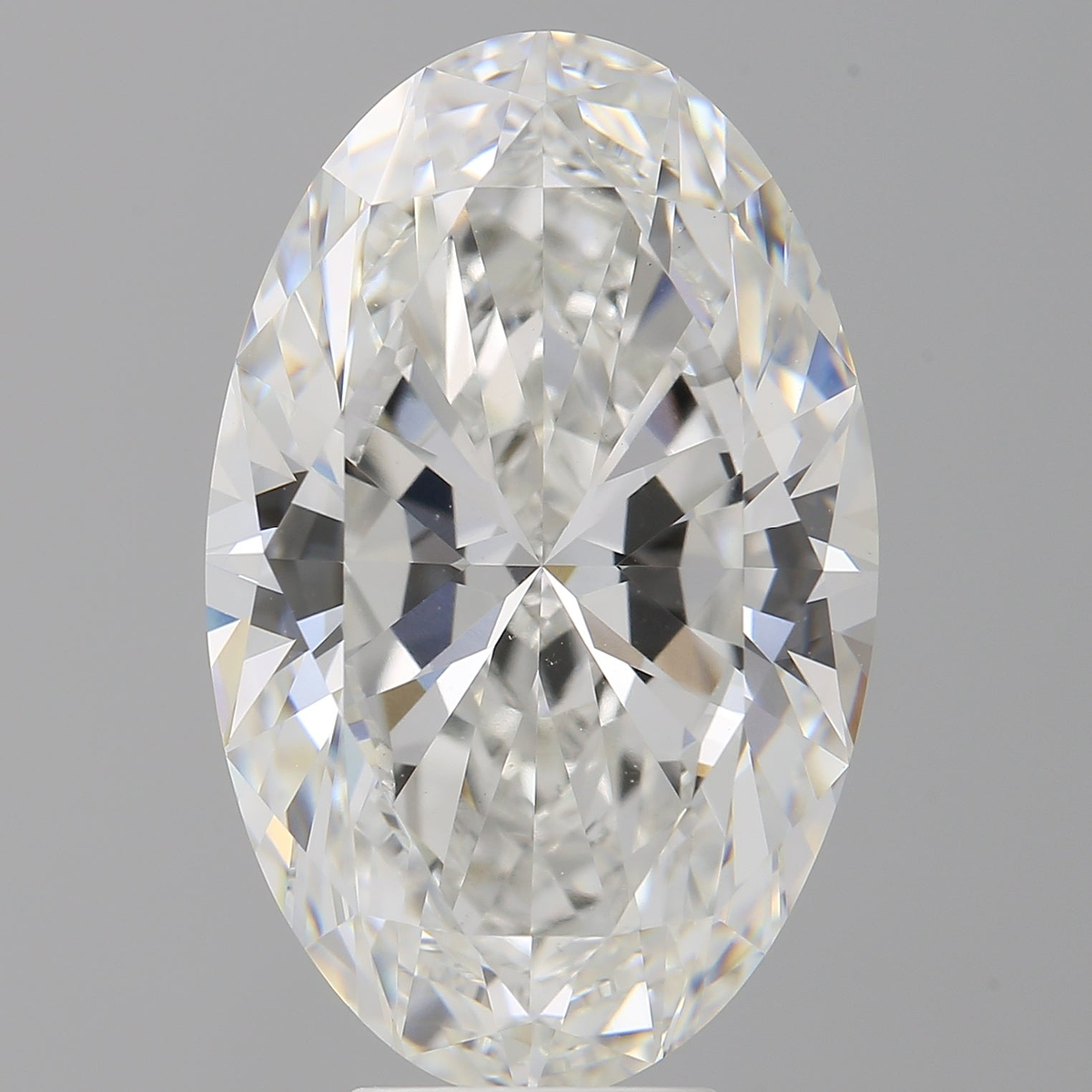 8.03 Carat Oval Shaped, Ideal Cut, F Color, VVS2 Clarity, IGI Certified Lab Grown Diamond