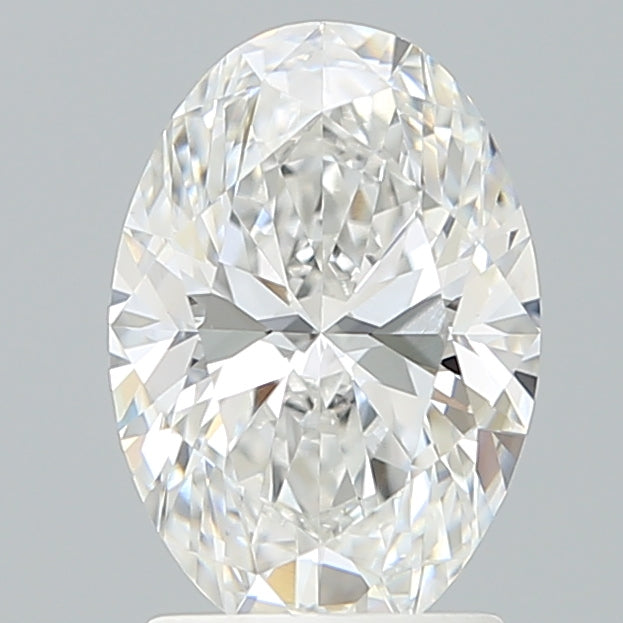 2.10 Carat Oval Shaped, Ideal Cut, E Color, VVS2 Clarity, IGI Certified Lab Grown Diamond