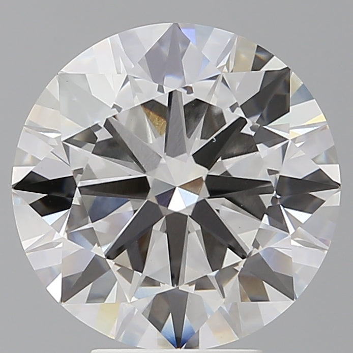 5.51 Carat Round Shaped, Excellent Cut, F Color, VS1 Clarity, IGI Certified Lab Grown Diamond