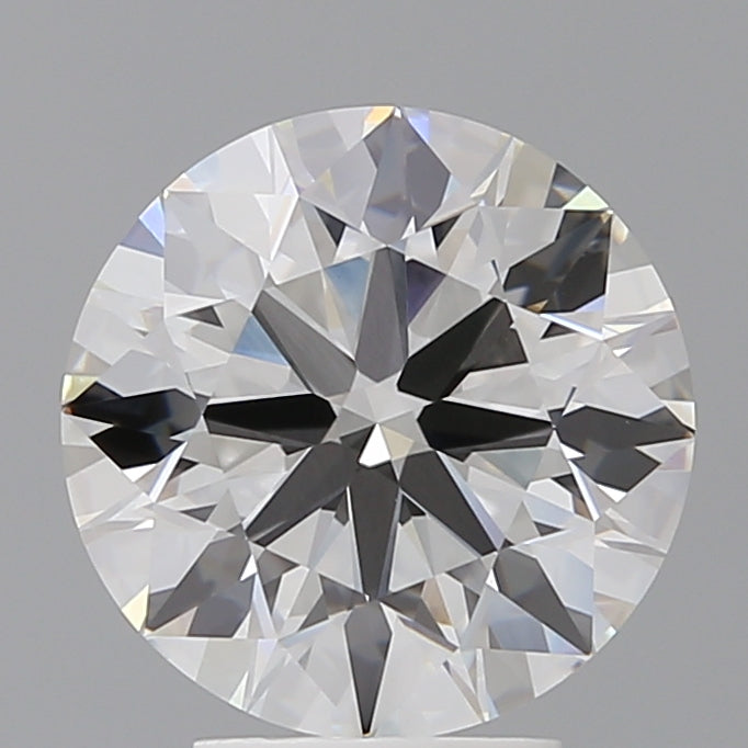 4.10 Carat Round Shaped, Ideal Cut, F Color, VVS2 Clarity, IGI Certified Lab Grown Diamond
