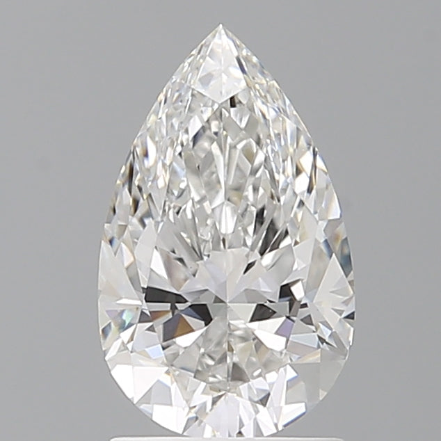 1.60 Carat Pear Shaped, Ideal Cut, E Color, VVS2 Clarity, IGI Certified Lab Grown Diamond