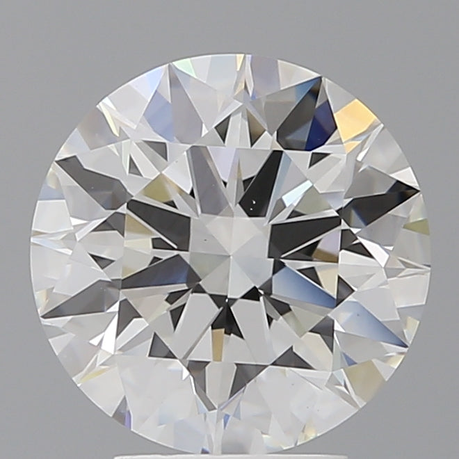 4.10 Carat Round Shaped, Ideal Cut, E Color, VVS2 Clarity, IGI Certified Lab Grown Diamond