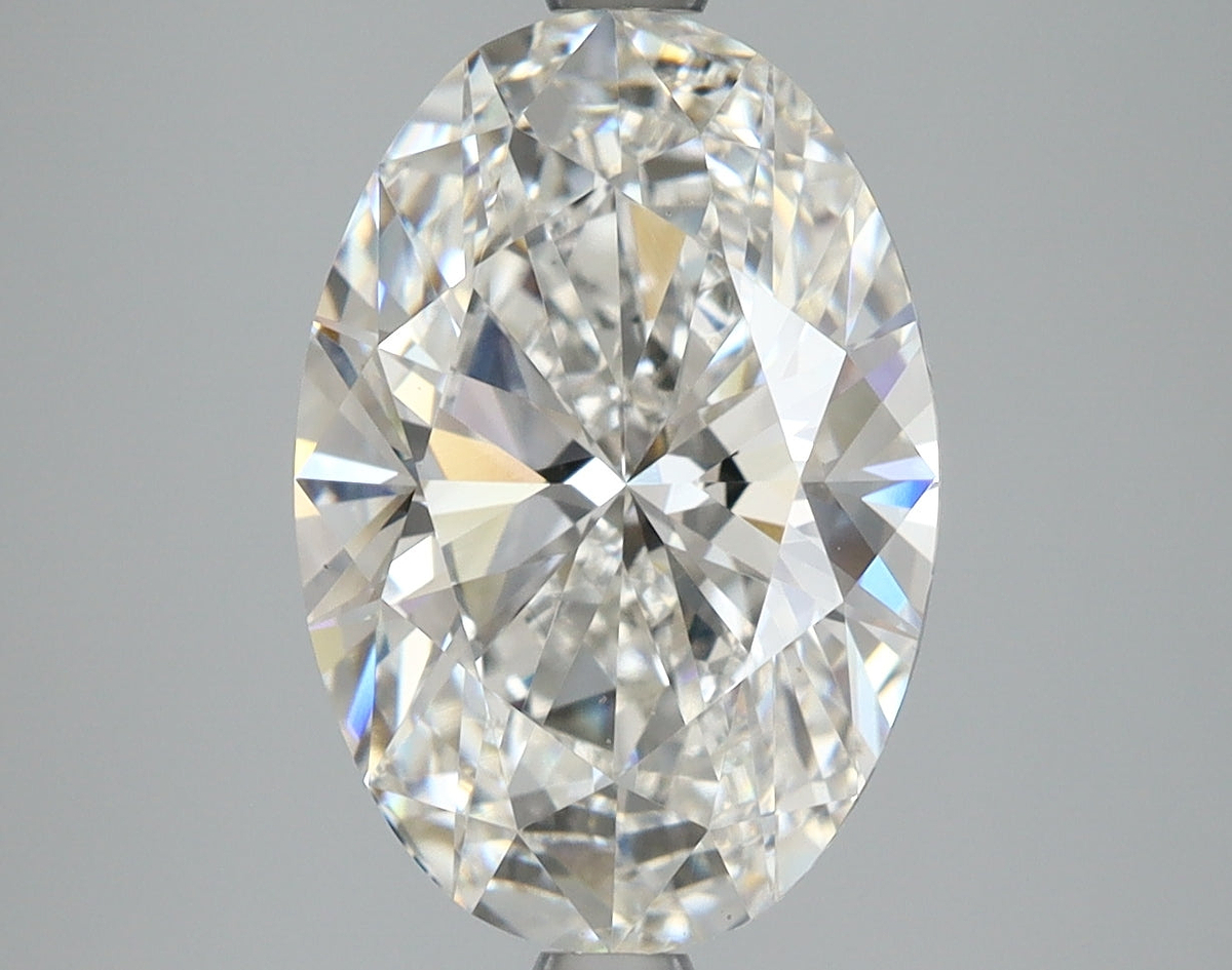 4.08 Carat Oval Shaped, Ideal Cut, E Color, VVS2 Clarity, IGI Certified Lab Grown Diamond