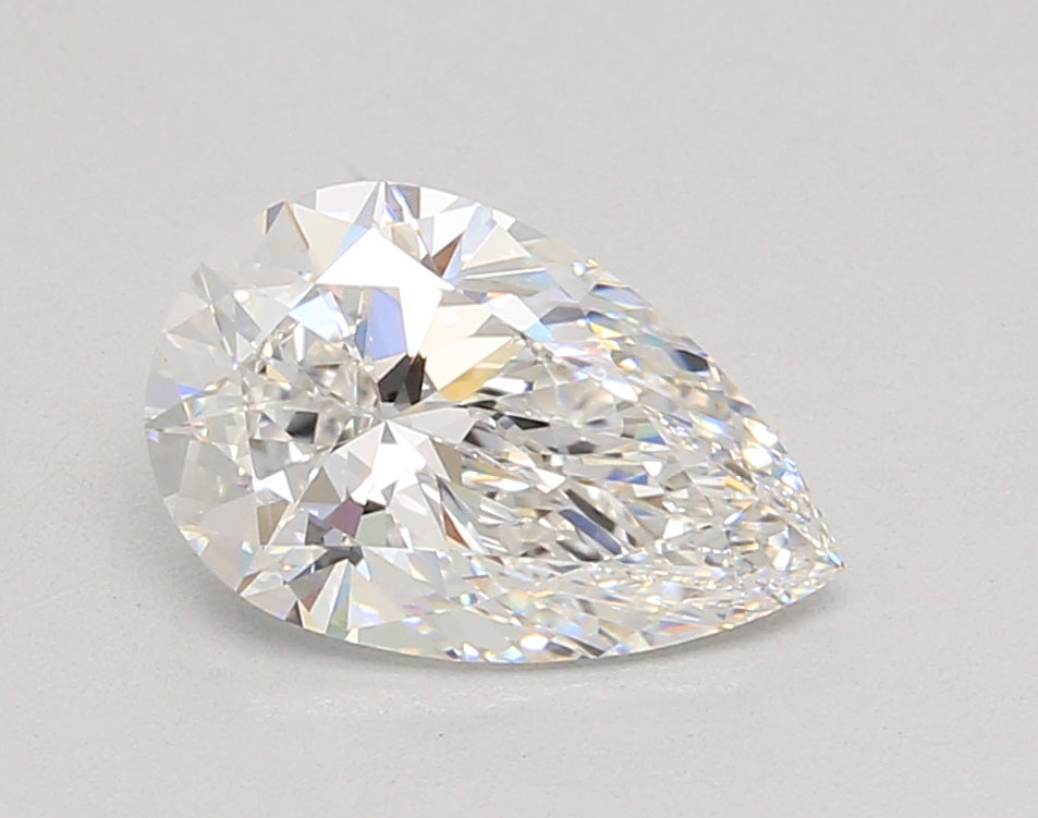 2.03 Carat Pear Shaped, Ideal Cut, D Color, VVS1 Clarity, IGI Certified Lab Grown Diamond