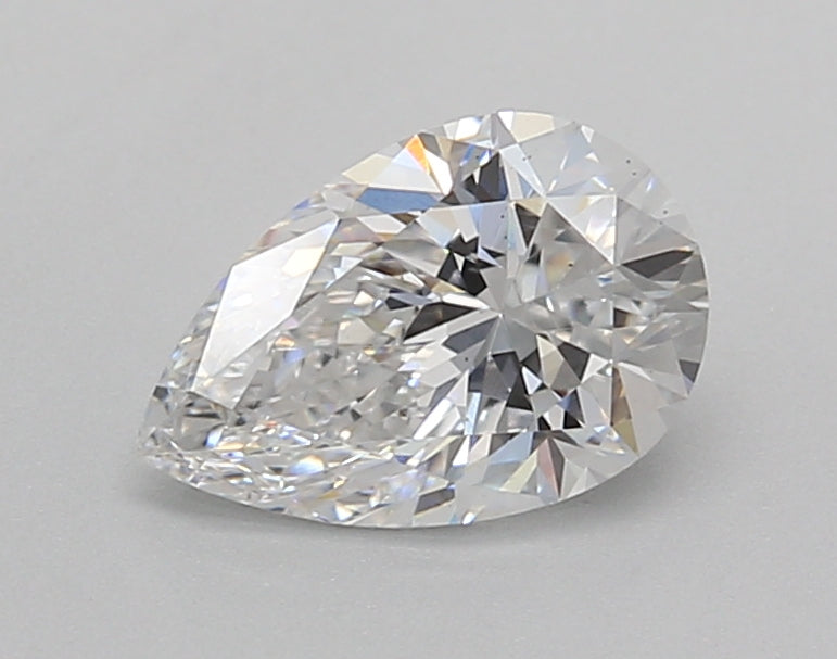 1.02 Carat Pear Shaped, Excellent Cut, D Color, VS2 Clarity, IGI Certified Lab Grown Diamond