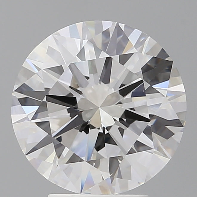 4.01 Carat Round Shaped, Excellent Cut, E Color, VVS2 Clarity, IGI Certified Lab Grown Diamond