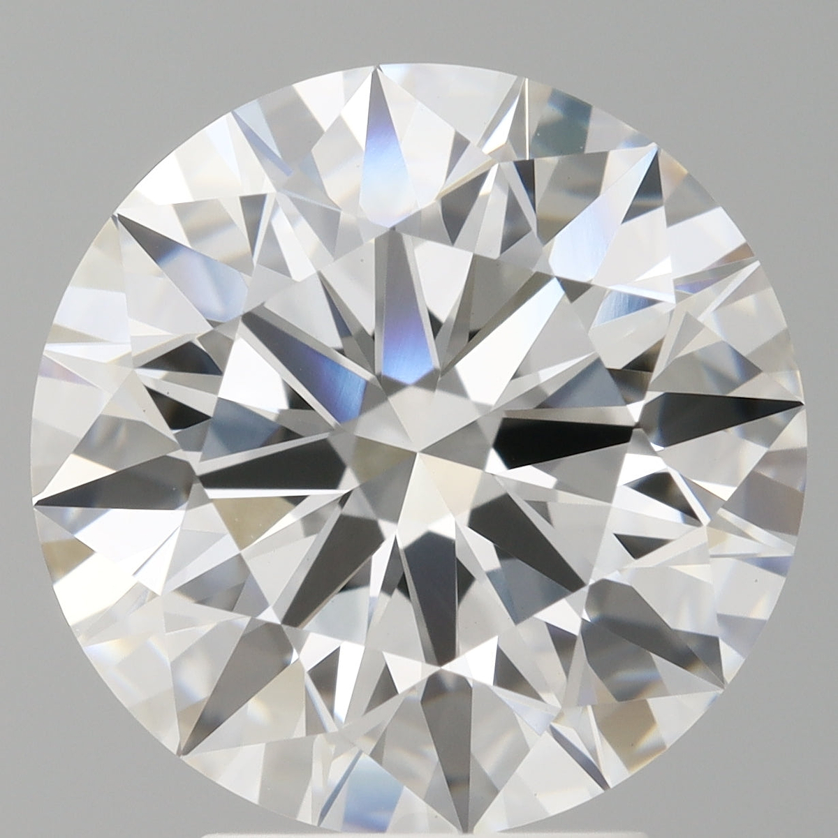 4.09 Carat Round Shaped, Ideal Cut, E Color, VVS2 Clarity, IGI Certified Lab Grown Diamond