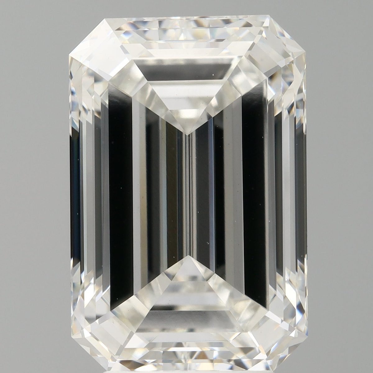 5.02 Carat Emerald Shaped, Ideal Cut, G Color, VVS2 Clarity, IGI Certified Lab Grown Diamond