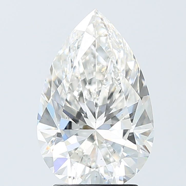 3.08 Carat Pear Shaped, Ideal Cut, F Color, VS2 Clarity, IGI Certified Lab Grown Diamond