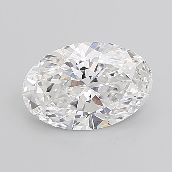 4.01 Carat Oval Shaped, Ideal Cut, D Color, VVS2 Clarity, IGI Certified Lab Grown Diamond