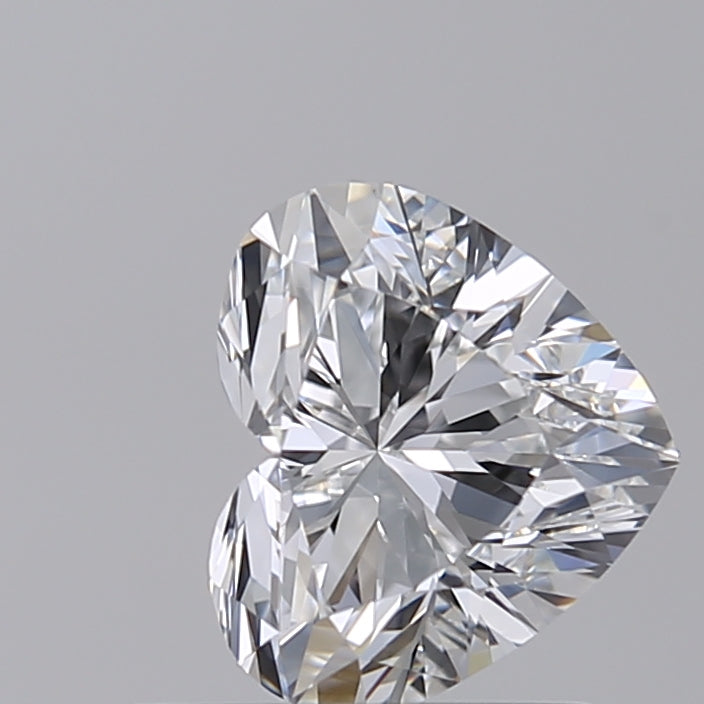 0.92 Carat Heart Shaped, Ideal Cut, E Color, VS2 Clarity, GIA Certified Lab Grown Diamond