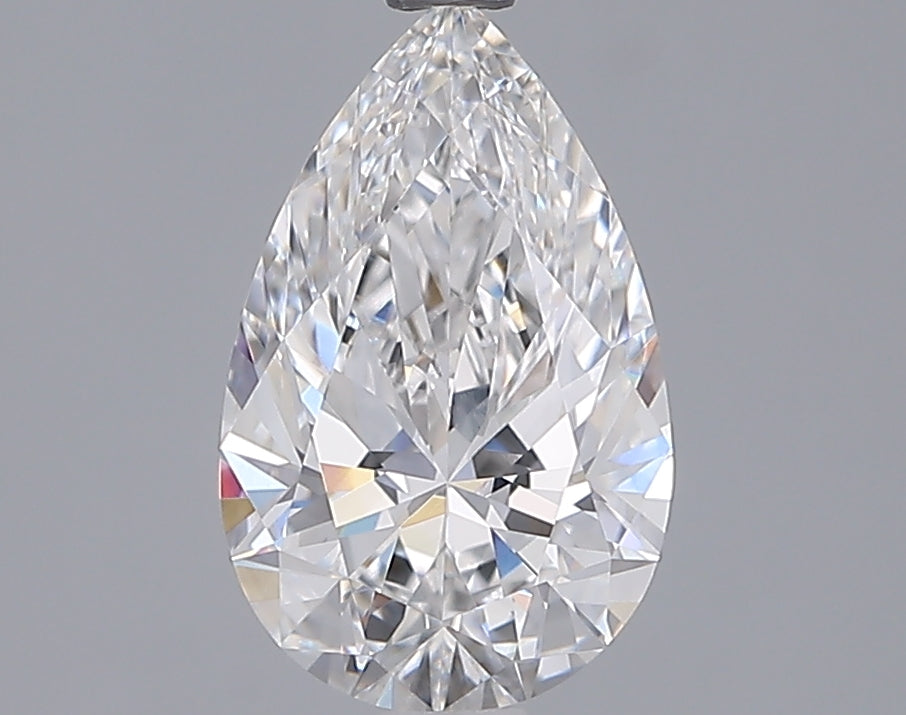 1.56 Carat Pear Shaped, Ideal Cut, D Color, VVS2 Clarity, IGI Certified Lab Grown Diamond