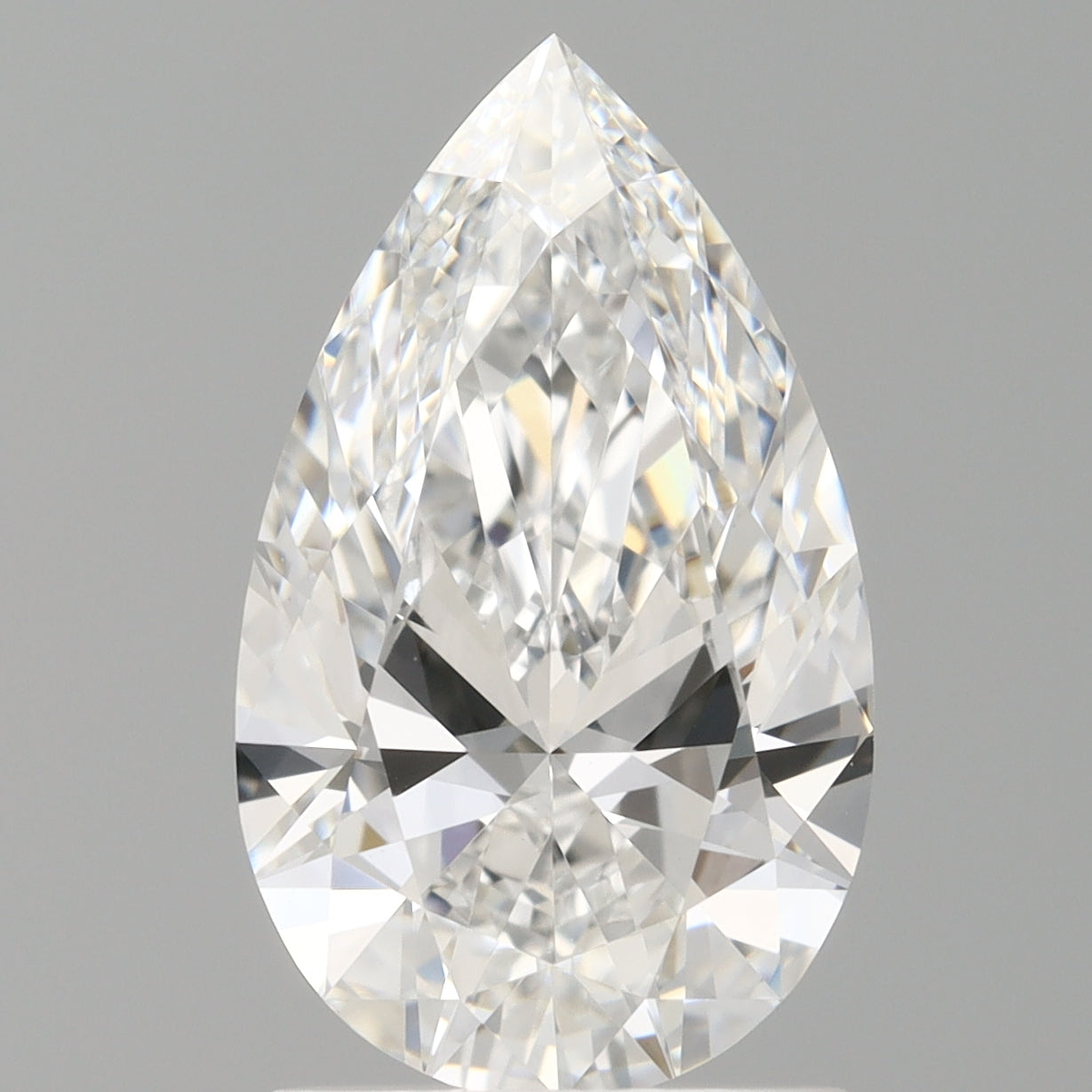 1.60 Carat Pear Shaped, Ideal Cut, E Color, VVS2 Clarity, IGI Certified Lab Grown Diamond
