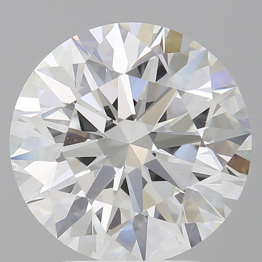 4.03 Carat Round Shaped, Ideal Cut, F Color, VS1 Clarity, IGI Certified Lab Grown Diamond