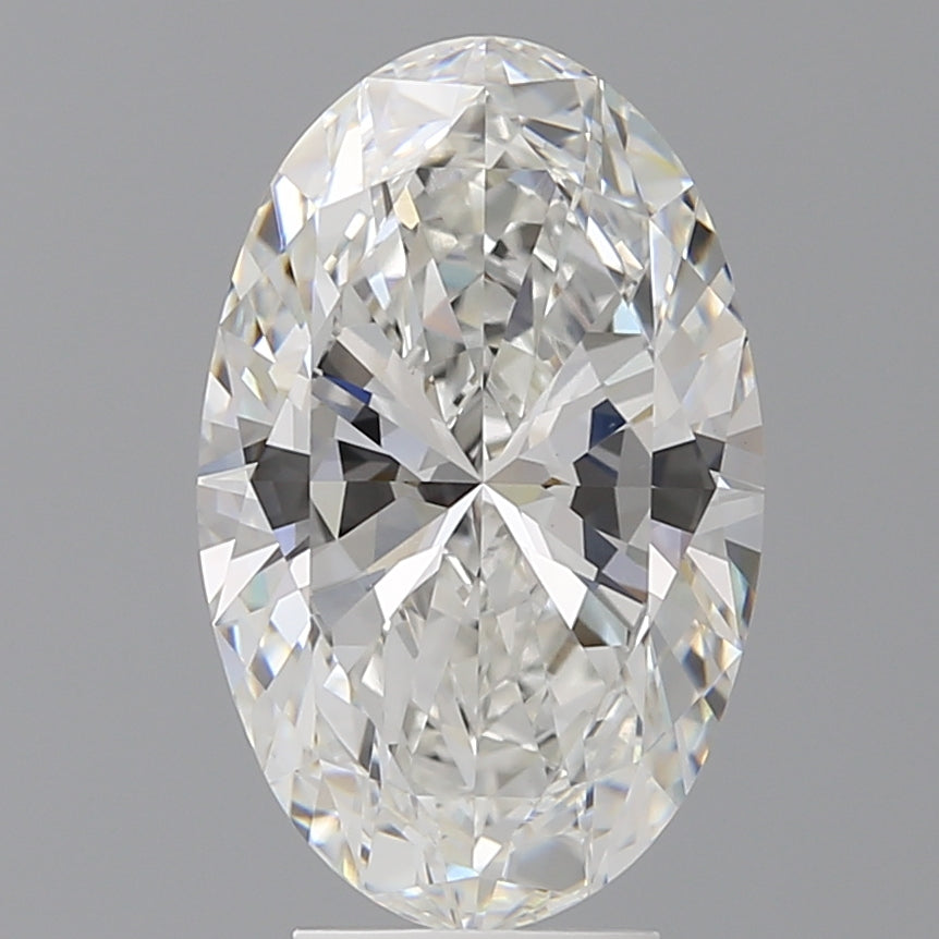 4.60 Carat Oval Shaped, Ideal Cut, F Color, VVS2 Clarity, IGI Certified Lab Grown Diamond