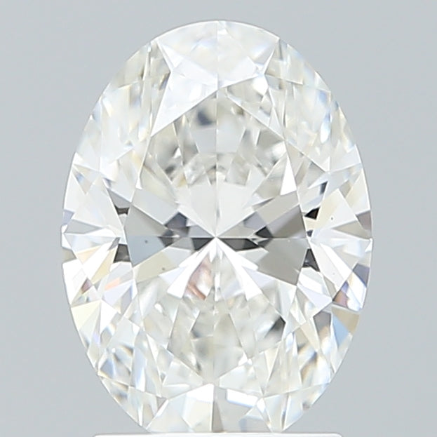 2.07 Carat Oval Shaped, Ideal Cut, F Color, VVS2 Clarity, IGI Certified Lab Grown Diamond