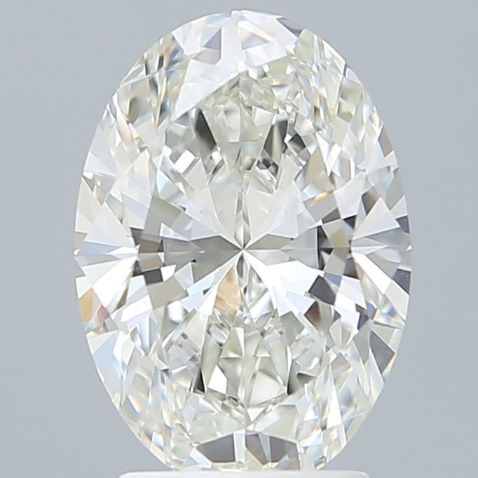 2.75 Carat Oval Shaped, Ideal Cut, G Color, VVS1 Clarity, IGI Certified Lab Grown Diamond