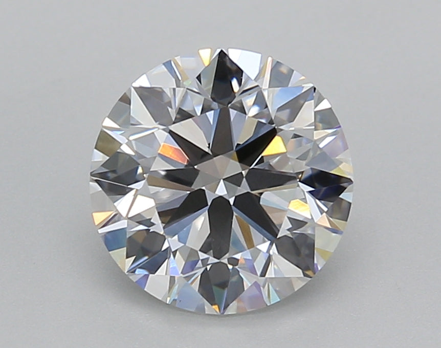 2.00 Carat Round Shaped, Ideal Cut, D Color, VVS2 Clarity, IGI Certified Lab Grown Diamond