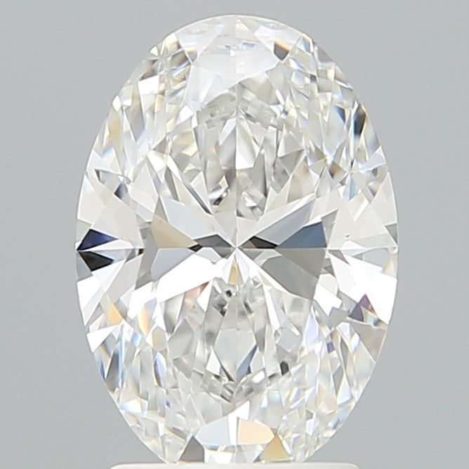 2.54 Carat Oval Shaped, Ideal Cut, D Color, VVS2 Clarity, IGI Certified Lab Grown Diamond