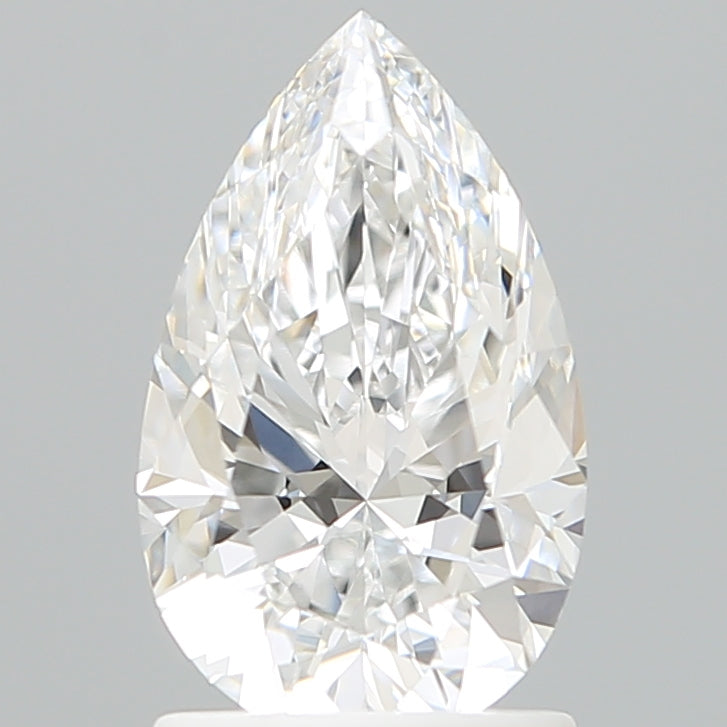 1.57 Carat Pear Shaped, Excellent Cut, D Color, VVS1 Clarity, IGI Certified Lab Grown Diamond