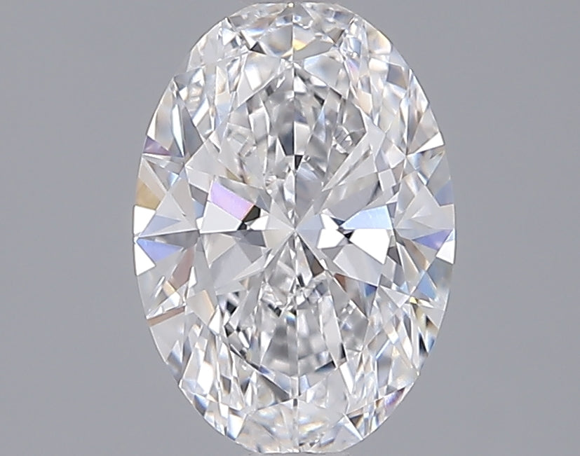 1.57 Carat Oval Shaped, Ideal Cut, D Color, VVS2 Clarity, IGI Certified Lab Grown Diamond
