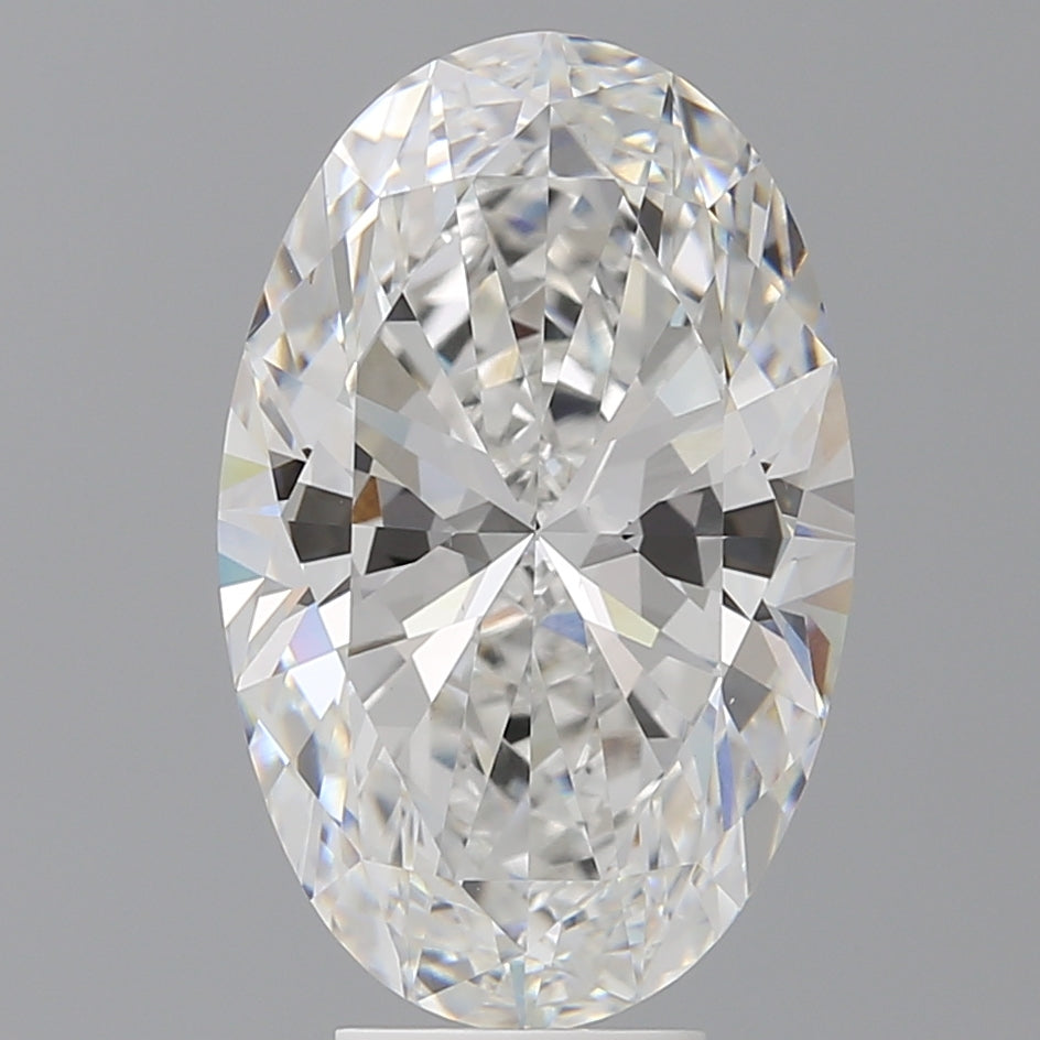 6.57 Carat Oval Shaped, Ideal Cut, E Color, VVS2 Clarity, IGI Certified Lab Grown Diamond