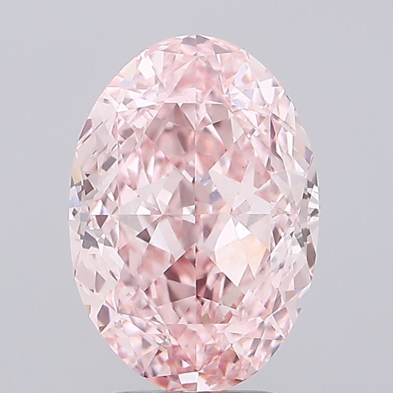 4.53 Carat Oval Shaped, Excellent Cut, VVS2 Clarity, IGI Certified Lab Grown Diamond