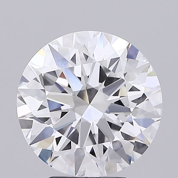 4.76 Carat Round Shaped, Ideal Cut, D Color, VVS2 Clarity, IGI Certified Lab Grown Diamond