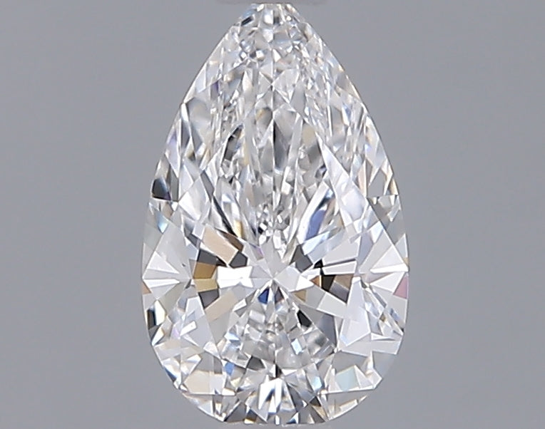 1.00 Carat Pear Shaped, Ideal Cut, D Color, VVS2 Clarity, IGI Certified Lab Grown Diamond