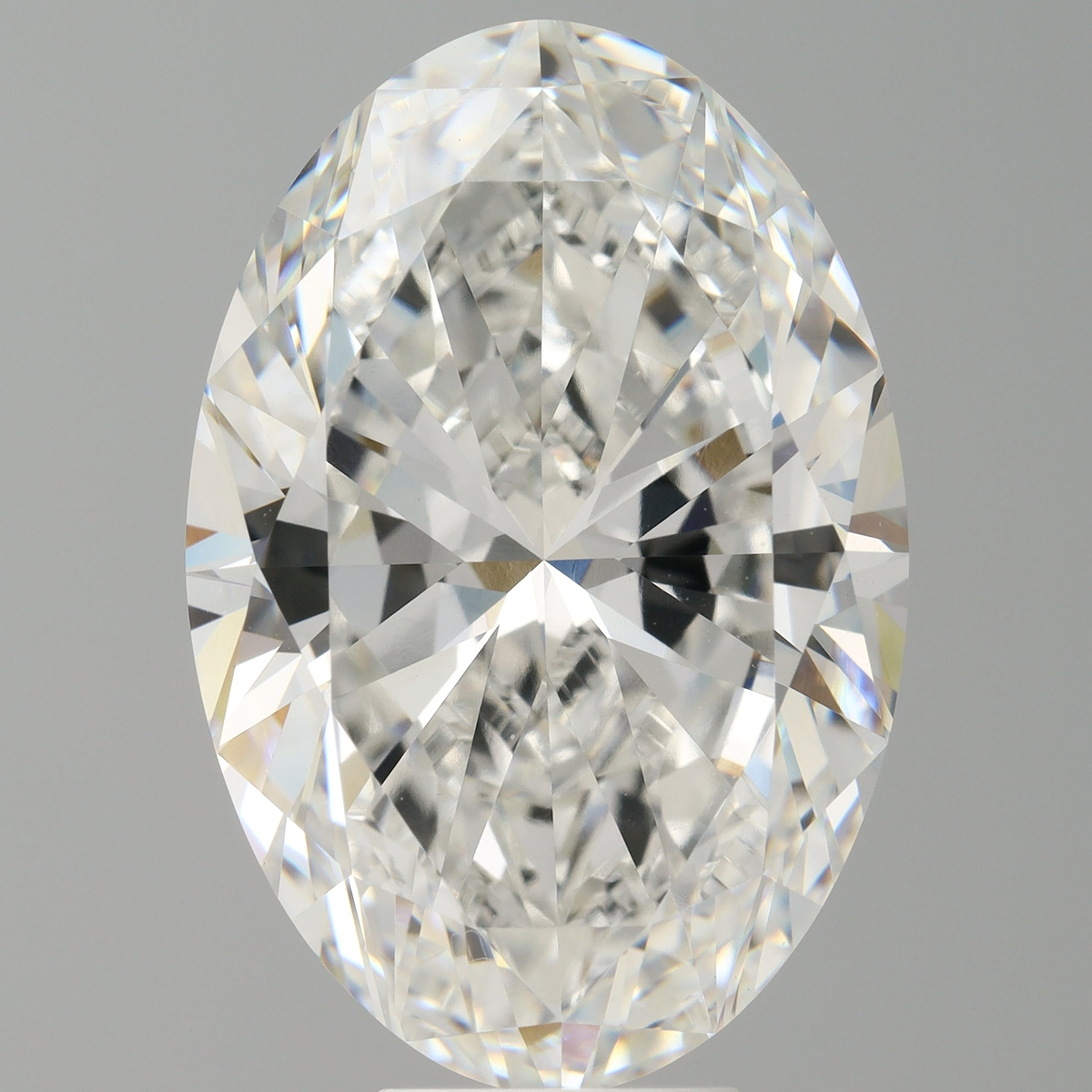 10.00 Carat Oval Shaped, Ideal Cut, F Color, VVS2 Clarity, IGI Certified Lab Grown Diamond
