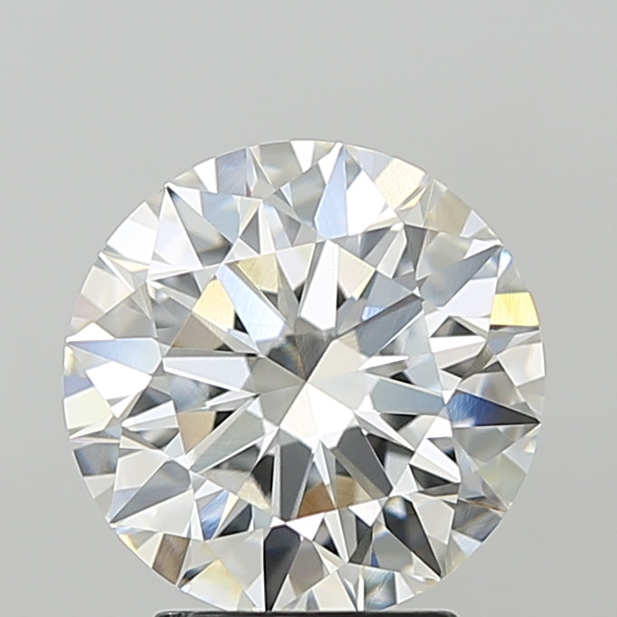 3.10 Carat Round Shaped, Ideal Cut, F Color, VVS2 Clarity, IGI Certified Lab Grown Diamond