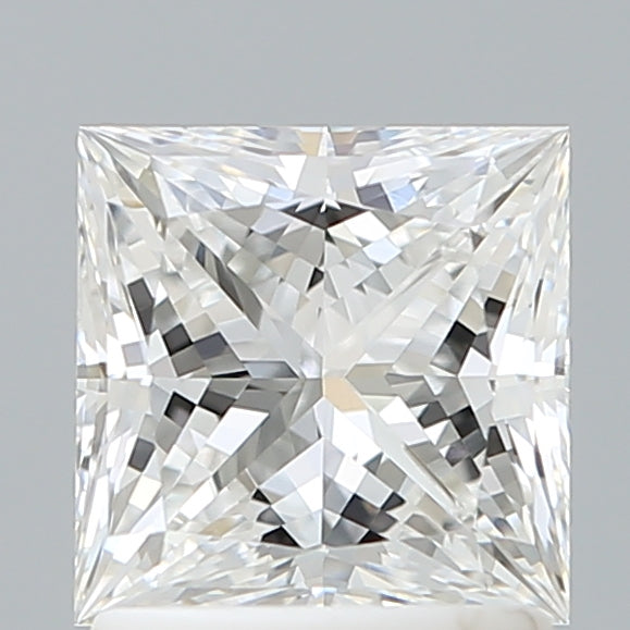 1.55 Carat Princess Shaped, Ideal Cut, E Color, VVS2 Clarity, IGI Certified Lab Grown Diamond