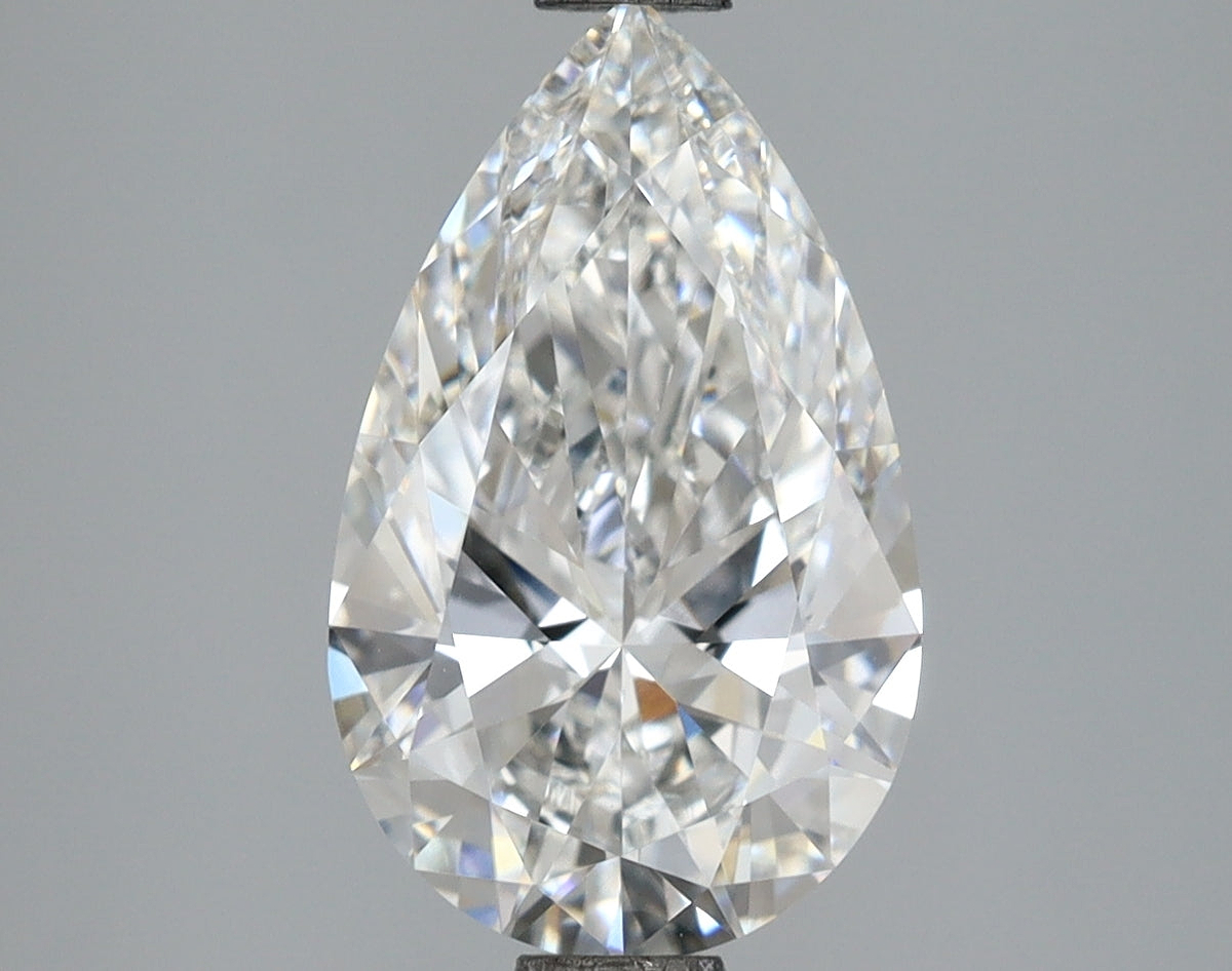 2.09 Carat Pear Shaped, Ideal Cut, D Color, VVS2 Clarity, IGI Certified Lab Grown Diamond