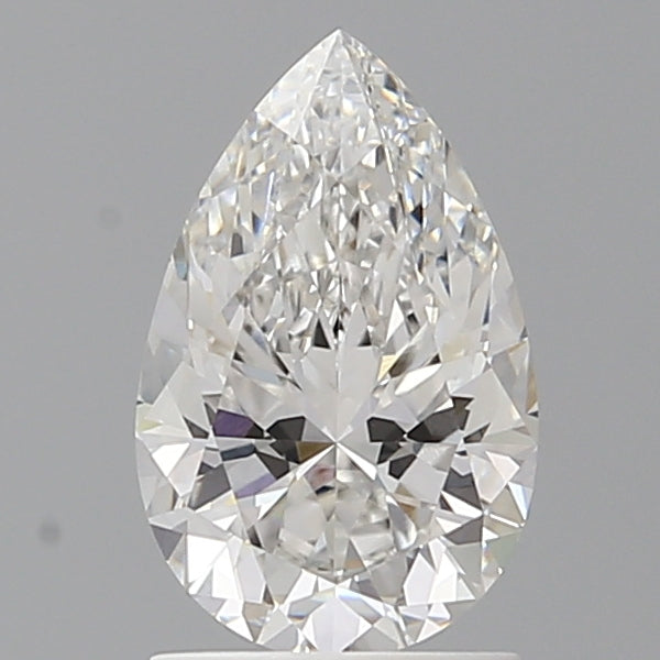 1.60 Carat Pear Shaped, Ideal Cut, E Color, VVS2 Clarity, IGI Certified Lab Grown Diamond
