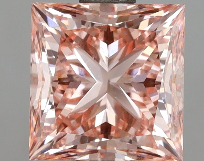 2.54 Carat Princess Shaped, Excellent Cut, VVS2 Clarity, IGI Certified Lab Grown Diamond
