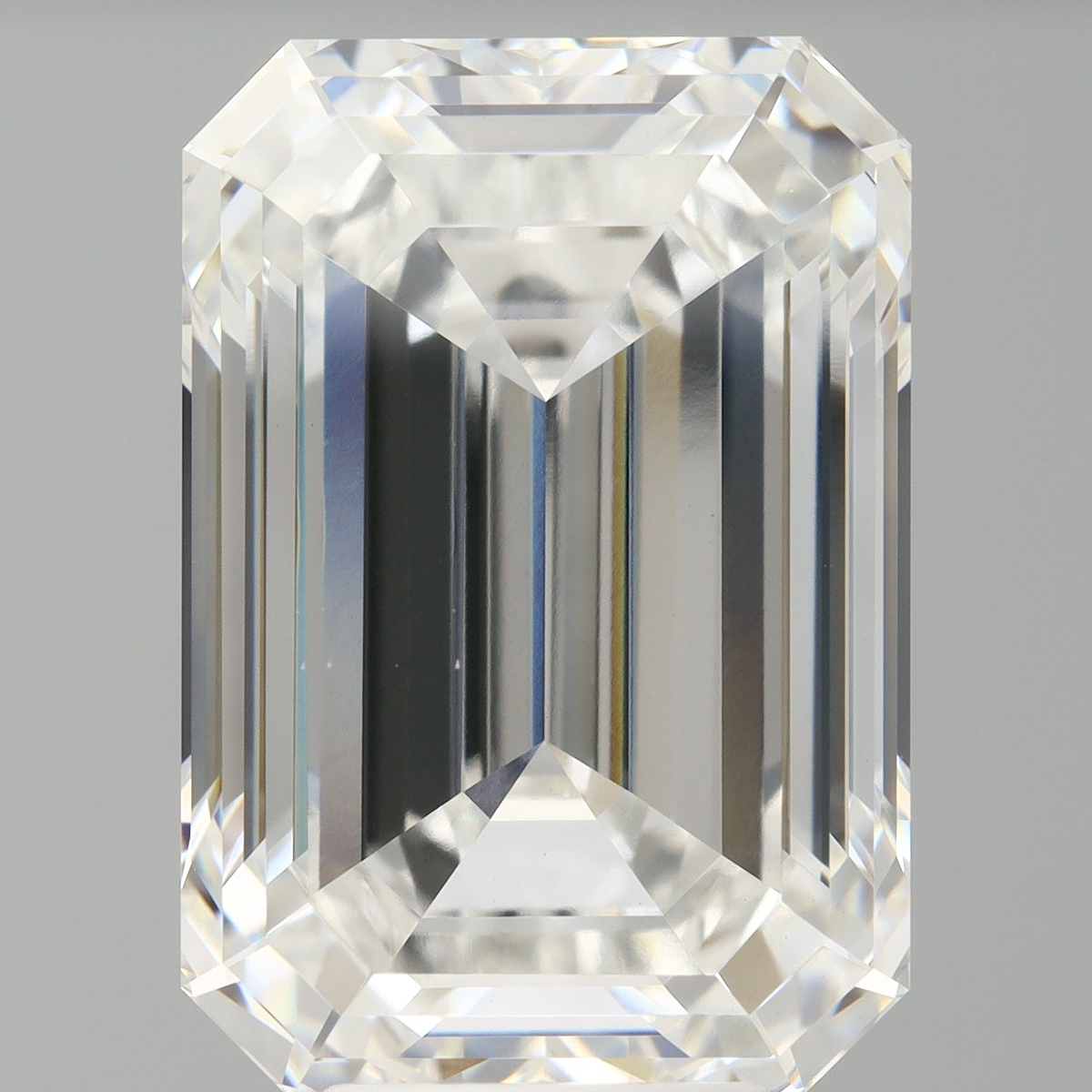 7.59 Carat Emerald Shaped, Excellent Cut, F Color, VVS2 Clarity, IGI Certified Lab Grown Diamond