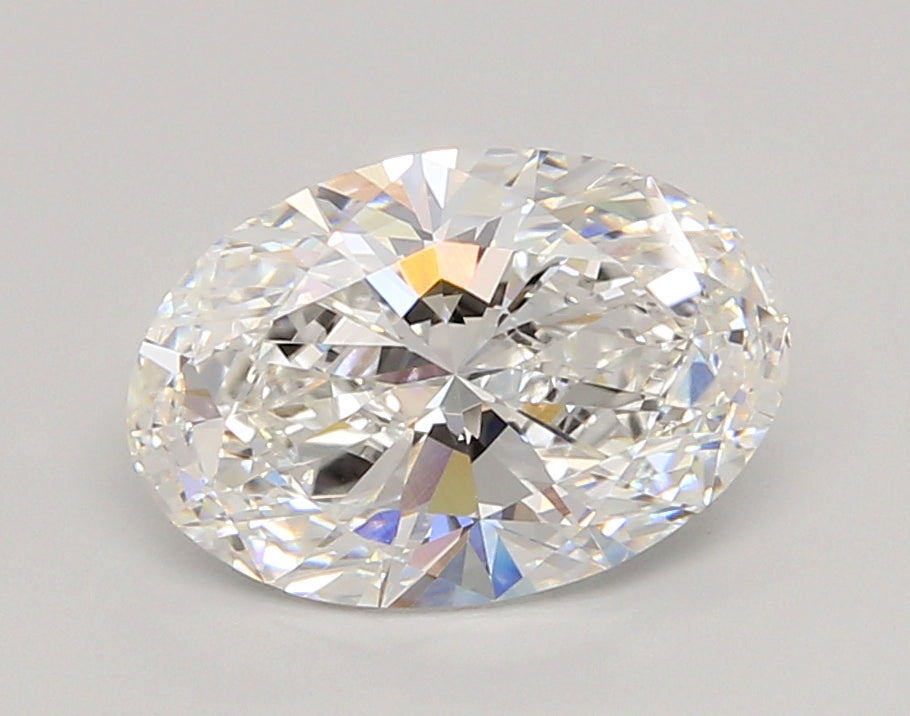 2.53 Carat Oval Shaped, Ideal Cut, E Color, VVS2 Clarity, IGI Certified Lab Grown Diamond