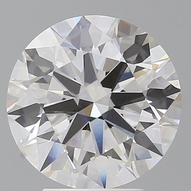 4.04 Carat Round Shaped, Ideal Cut, F Color, VVS2 Clarity, IGI Certified Lab Grown Diamond