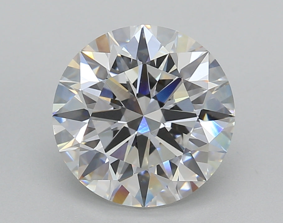 3.02 Carat Round Shaped, Ideal Cut, E Color, VVS2 Clarity, IGI Certified Lab Grown Diamond