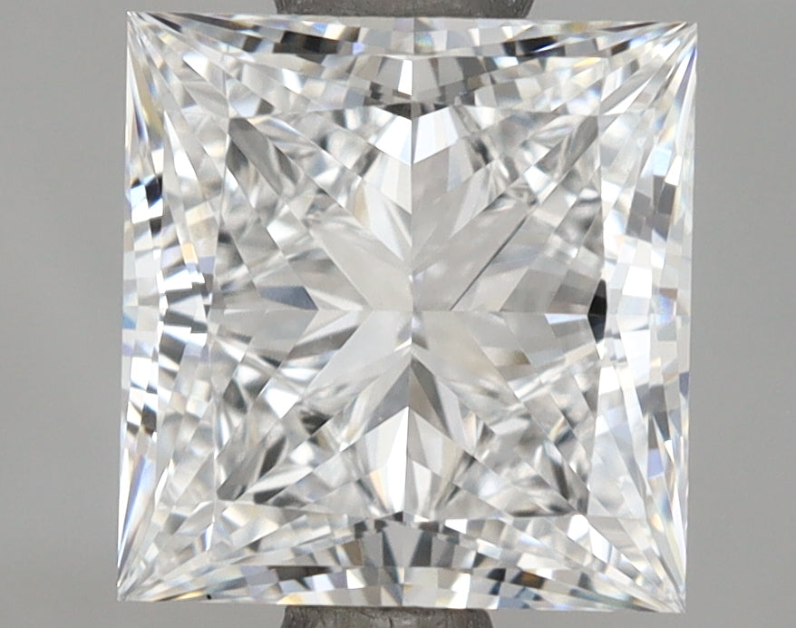 2.01 Carat Princess Shaped, Excellent Cut, D Color, VVS1 Clarity, IGI Certified Lab Grown Diamond
