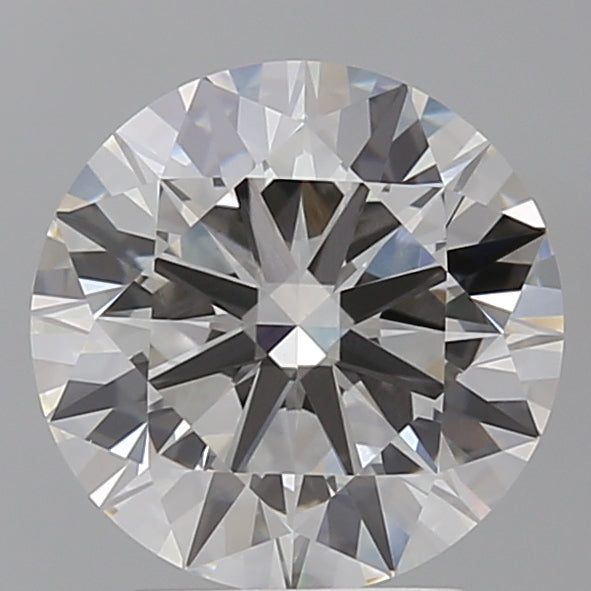3.08 Carat Round Shaped, Ideal Cut, F Color, VVS2 Clarity, IGI Certified Lab Grown Diamond