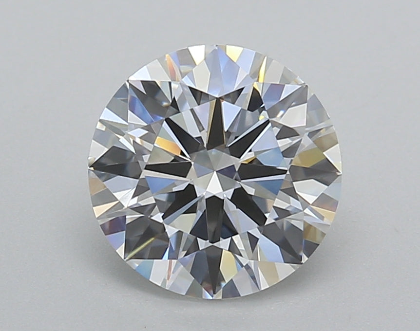 2.01 Carat Round Shaped, Excellent Cut, E Color, VVS2 Clarity, IGI Certified Lab Grown Diamond