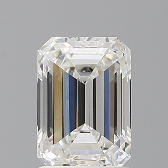 1.60 Carat Emerald Shaped, Ideal Cut, E Color, VVS2 Clarity, IGI Certified Lab Grown Diamond