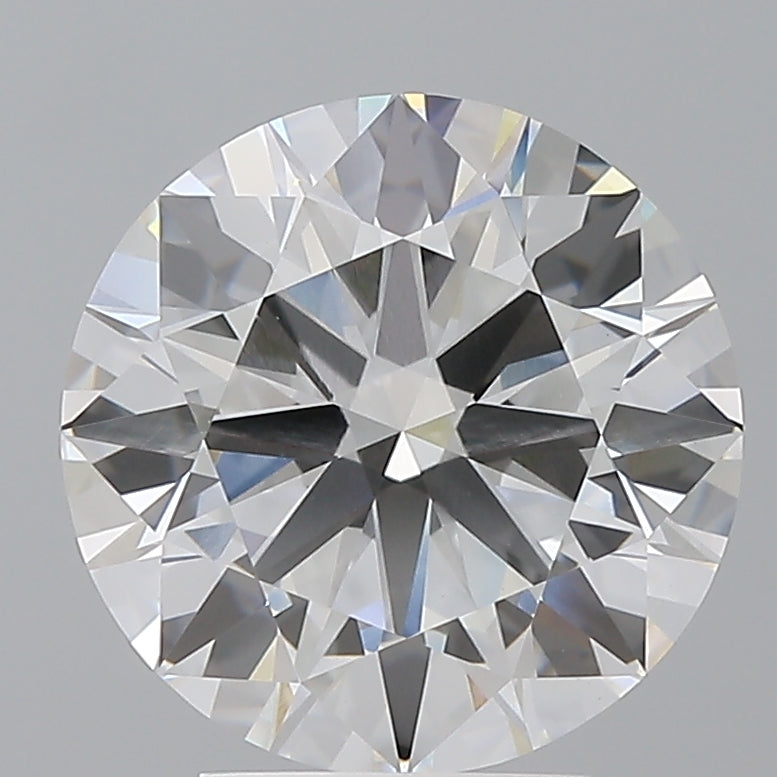 4.10 Carat Round Shaped, Ideal Cut, F Color, VVS2 Clarity, IGI Certified Lab Grown Diamond