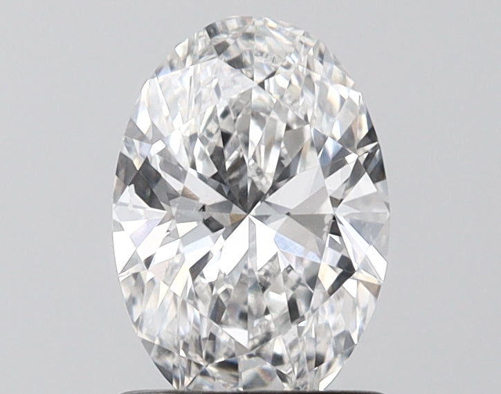 1.14 Carat Oval Shaped, Ideal Cut, D Color, VVS2 Clarity, IGI Certified Lab Grown Diamond