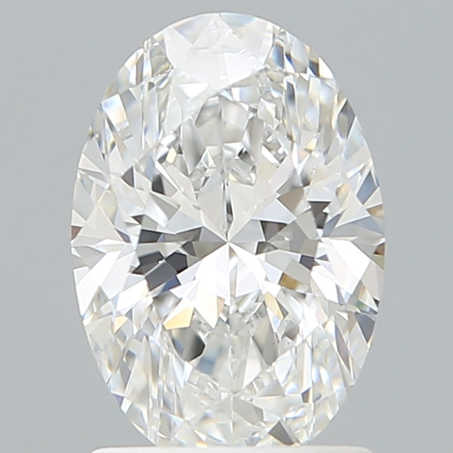 1.57 Carat Oval Shaped, Ideal Cut, E Color, VVS2 Clarity, IGI Certified Lab Grown Diamond