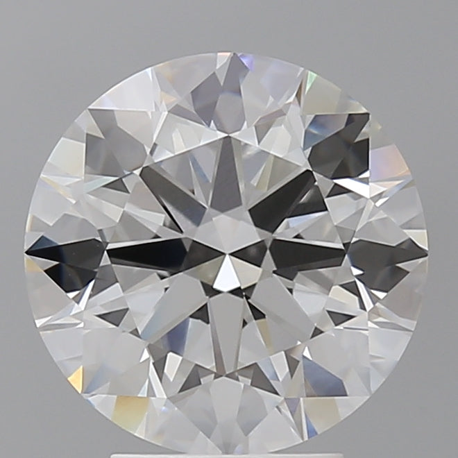 4.09 Carat Round Shaped, Ideal Cut, E Color, VVS2 Clarity, IGI Certified Lab Grown Diamond
