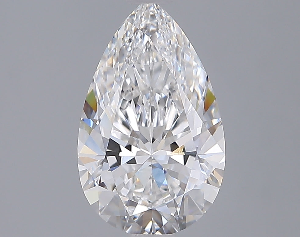 2.06 Carat Pear Shaped, Ideal Cut, D Color, VVS1 Clarity, IGI Certified Lab Grown Diamond